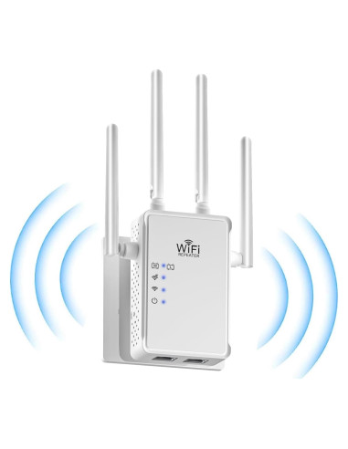Repetidor Extensor de Señal WiFi KKH 1200Mbps 465m