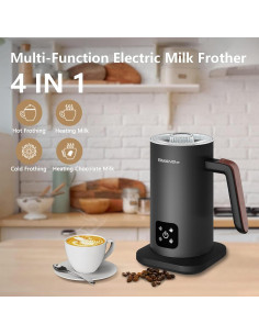 Espumador de Leche Eléctrico SMANGPER MF350 350ml 4 en 1 2