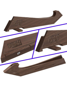 Protector de Cuchillo de Madera de Nogal FINDKING 18 cm 2