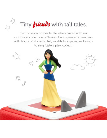 Figurita de Audio Tonies Mulan Disney - 4 Canciones y 1 Historia