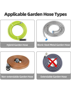 Carro de Carrete de Manguera YESTAR Verde 20-30 m Montaje en Pared 2