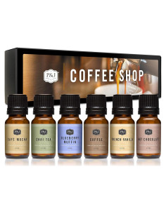 Aceite Aromático P&J Trading Conjunto Cafetería 10ml x6