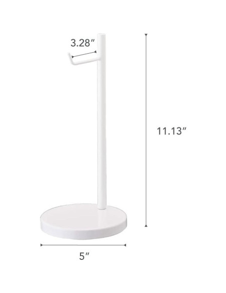 Soporte para Auriculares Yamazaki - Base Redonda Acero 28 cm Soporte para Auriculares Yamazaki - Base Redonda Acero 28 cm
