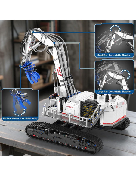 Bloques de Construcción Excavadora Mould King 17062 RC 4195PCS