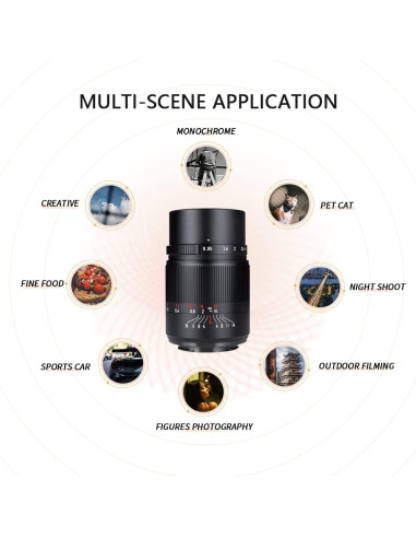 Lente Gran Angular 7artisans 25mm F0.95 para Cámaras Sin Espejo