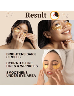 Parches para Ojos BeFabLuxx 24K - 20 Pares Antienvejecimiento 2