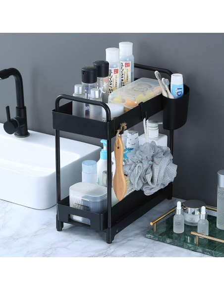 Estante Deslizante Doble Capa Botion para Debajo del Fregadero