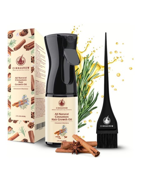 Aceite Natural Cinnagrow para Crecimiento del Cabello 60 ml Aceite Natural Cinnagrow para Crecimiento del Cabello 60 ml