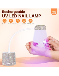 Lámpara de Uñas UV LED Inalámbrica Christine Shelly 27W 2