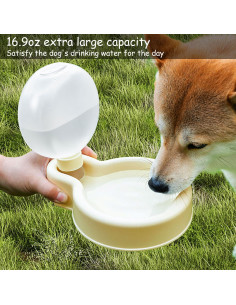 Botella de Agua Deportiva para Mascotas Bigplomes 500ml a Prueba de Fugas 2