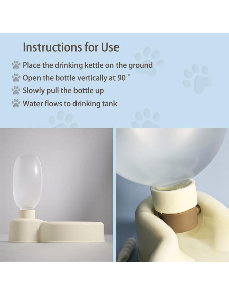 Botella de Agua Deportiva para Mascotas Bigplomes 500ml a Prueba de Fugas Botella de Agua Deportiva para Mascotas Bigplomes 500ml a Prueba de Fugas