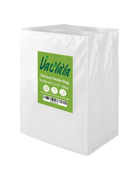 Bolsas de Almacenamiento al Vacío VacYaYa 100 Unidades 4mil Bolsas de Almacenamiento al Vacío VacYaYa 100 Unidades 4mil