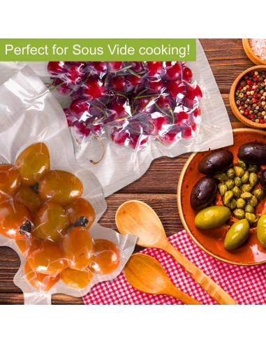 Bolsas de Almacenamiento al Vacío VacYaYa 100 Unidades 4mil