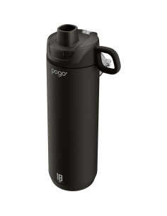 Botella de Agua Pogo Active 532 ml Acero Inoxidable Negra 2