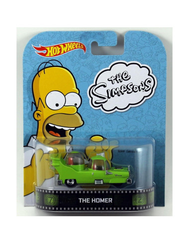 Conjunto de 5 coches Hot Wheels Retro - Zoolander, Anchorman, Simpsons, 90210, Bond