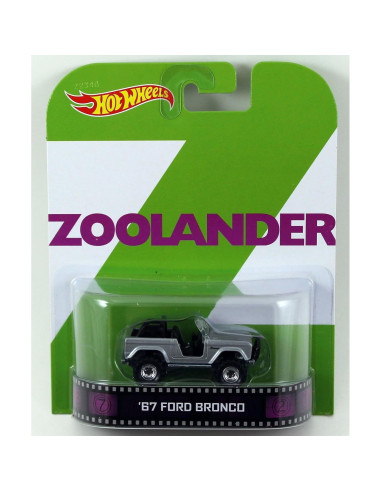 Conjunto de 5 coches Hot Wheels Retro - Zoolander, Anchorman, Simpsons, 90210, Bond