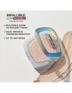 Iluminador L'Oreal Paris Infallible 24HR Brillo Champán 8.8g 2