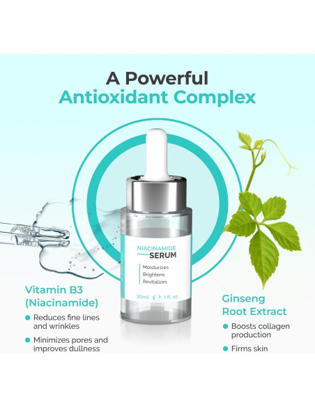 Suero Facial Niacinamida 5% My Derma Dream 30 ml x3