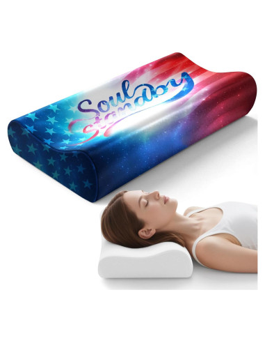 Almohada Ortopédica Cervical Quelindra de Espuma Viscoelástica