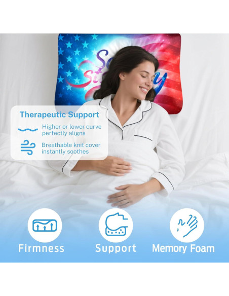 Almohada Ortopédica Cervical Quelindra de Espuma Viscoelástica