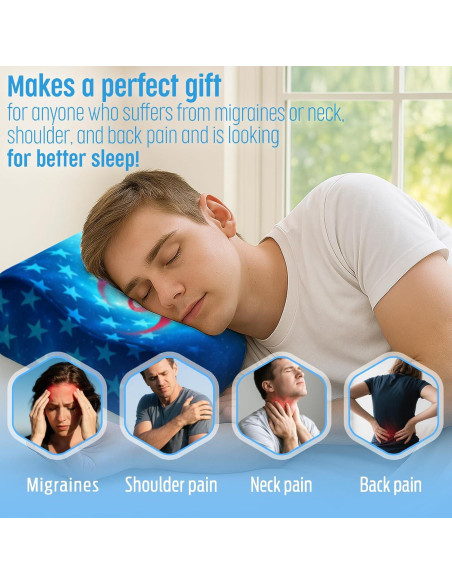 Almohada Ortopédica Cervical Quelindra de Espuma Viscoelástica