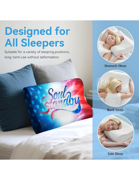 Almohada Ortopédica Cervical Quelindra de Espuma Viscoelástica