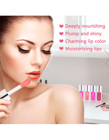 Aceite de Labios Brillante Sea-Maid 8ml Hidratante No Pegajoso