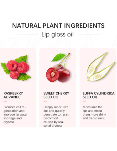 Aceite de Labios Brillante Sea-Maid 8ml Hidratante No Pegajoso