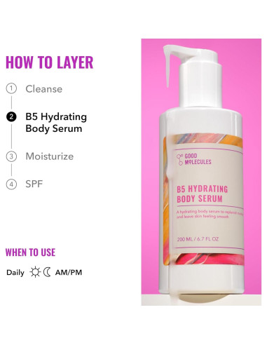 Suero Hidratante B5 Good Molecules 120ml - Piel Suave y Radiante