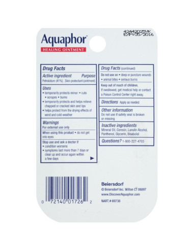 Ungüento Curativo Aquaphor Terapia Avanzada 5 Piezas 22.68 g