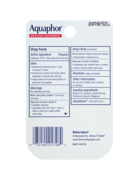 Ungüento Curativo Aquaphor Terapia Avanzada 5 Piezas 22.68 g Ungüento Curativo Aquaphor Terapia Avanzada 5 Piezas 22.68 g