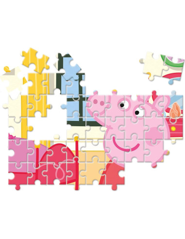 Rompecabezas Infantil 10 en 1 Clementoni Peppa Pig 3-60 Piezas
