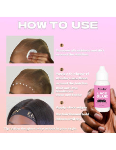 Pegamento Fuerte para Pelucas de Encaje Mstdre 41 g No Tóxico 2