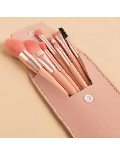 Juego de Brochas de Maquillaje Premium Alplead 8 Piezas 2