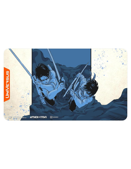 Tapete de Juego Neopreno UniVersus Ataque a los Titanes 60x35 cm