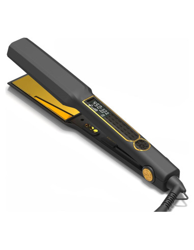 Plancha de Pelo Profesional Thirtek 1.5" Cerámica Titanio LCD