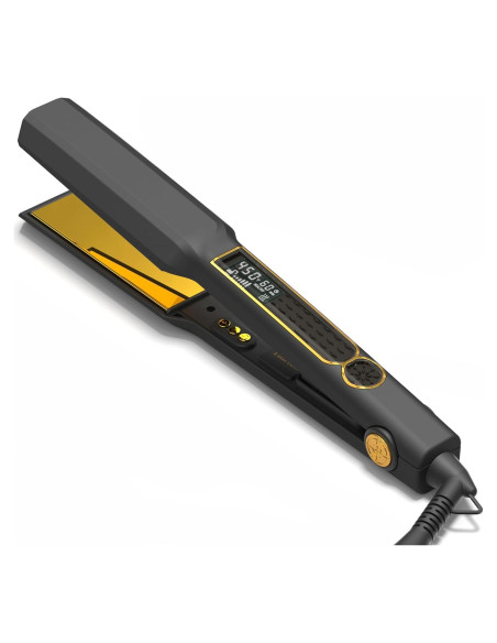 Plancha de Pelo Profesional Thirtek 1.5" Cerámica Titanio LCD