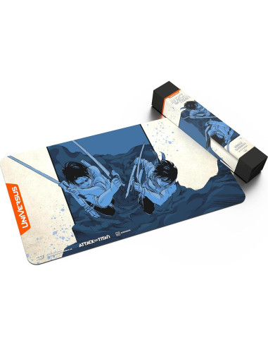 Tapete de Juego Neopreno UniVersus Ataque a los Titanes 60x35 cm
