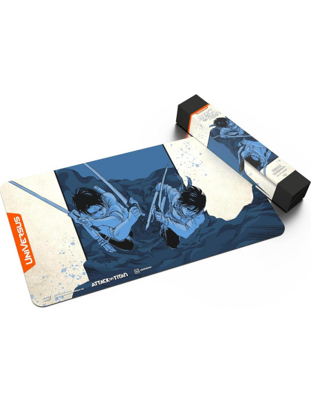 Tapete de Juego Neopreno UniVersus Ataque a los Titanes 60x35 cm