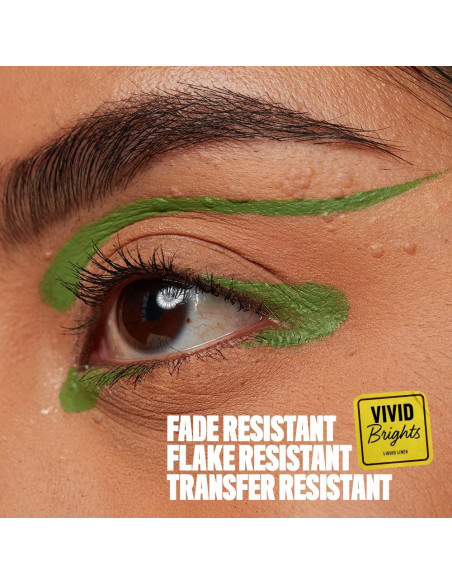Delineador Líquido Vivid Brights NYX Verde Fantasma 1.77 ml