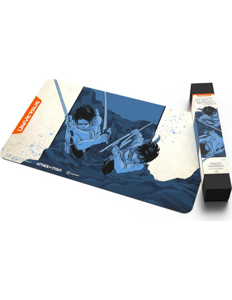 Tapete de Juego Neopreno UniVersus Ataque a los Titanes 60x35 cm