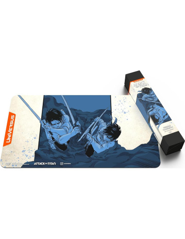 Tapete de Juego Neopreno UniVersus Ataque a los Titanes 60x35 cm