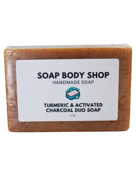 Jabón de Cúrcuma y Carbón Activado Soap Body Shop 113 g