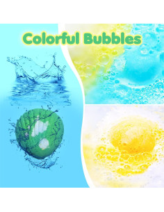 Set de 12 Bombas de Baño Santrela con Juguetes Sorpresa 2