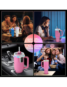 Luces LED decorativas TUNIKO para taza Stanley 40oz, control APP 2