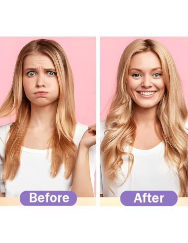 40 Rulos de Pelo Espiral Sin Calor MC-MAGIC CURLER 55.88 cm