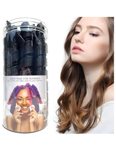 40 Rulos de Pelo Espiral Sin Calor MC-MAGIC CURLER 55.88 cm
