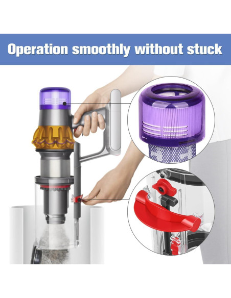 Cubo de Polvo y Filtro para Aspiradora Dyson V11 V15 DrRobor