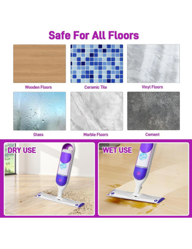 20 Almohadillas Desechables Microfibra PoTiCota para Trapeador