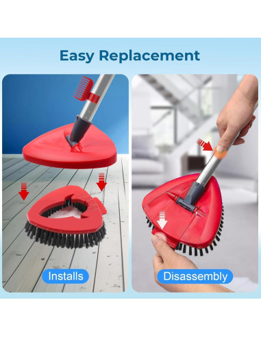 Cabezal de Repuesto Mop Giratorio WAKAYOYO 2 Recargas Microfibra